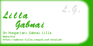 lilla gabnai business card